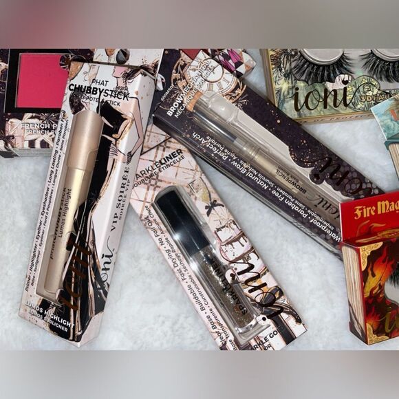 New Mixed Lot Of  Ioni Makeup 3D Faux Mink Lashes Eyeliner Lipliner Blush - Picture 13 of 13